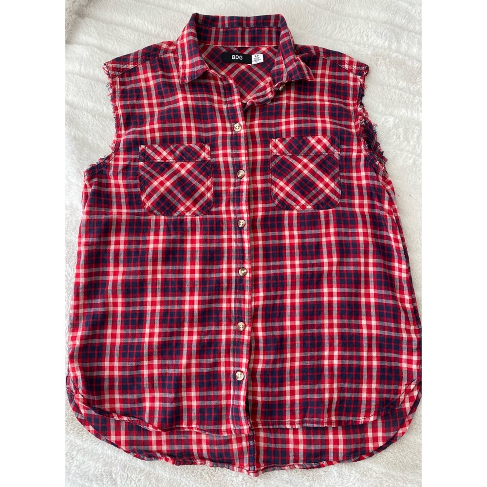 BDG Plaid Tank Top. From Urban Outfitters. Small